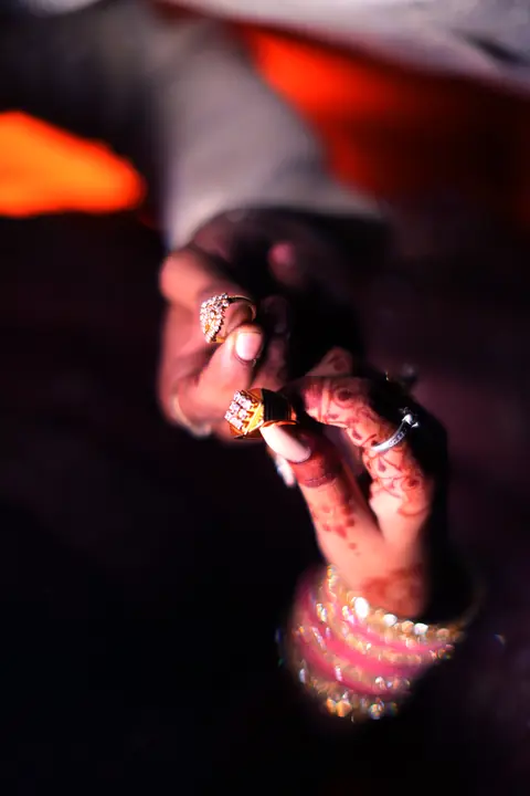 Ring ceremony and engagement photography in Gurgaon by Chirag Photo World